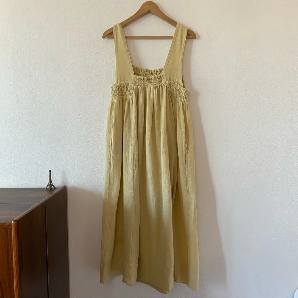FREE PEOPLE | Delphine Midi Dress in Pampas - Picture 6 of 16